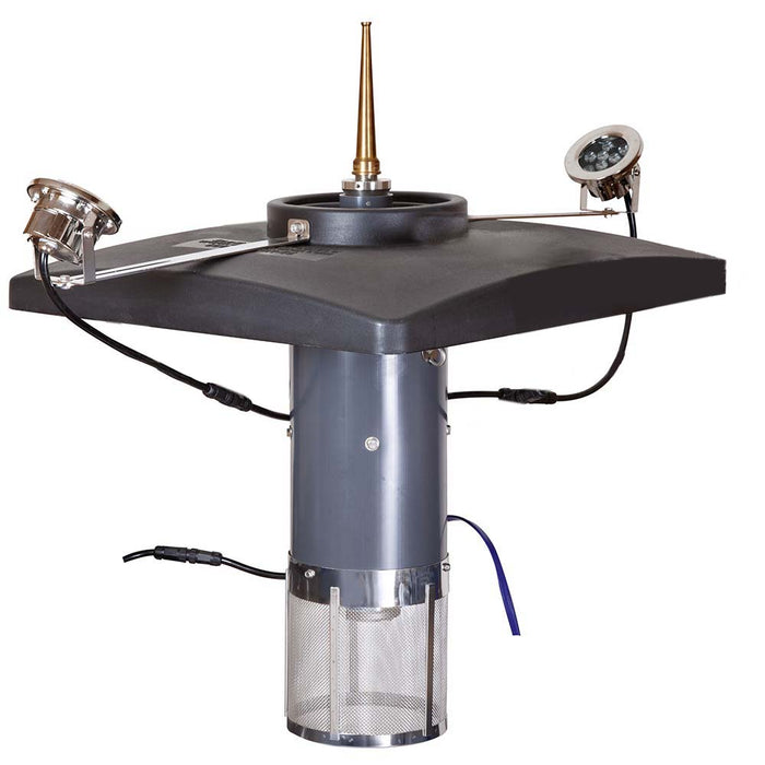 2_Set_Scott_Aerator_Color_Changing_Fountain_Lighting_attached_to_fountain_close_up