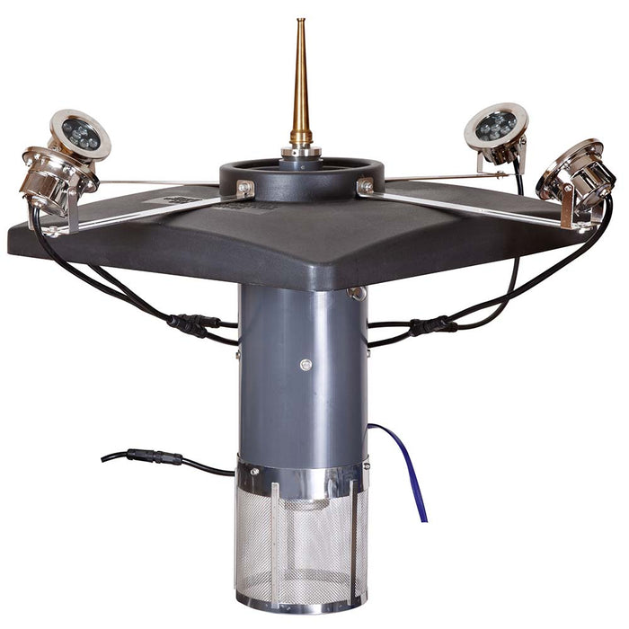 4_Set_Scott_Aerator_Color_Changing_Fountain_Lighting_attached_to_fountain_close_up
