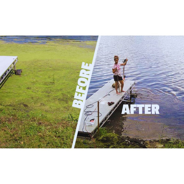 Aquasweep_Muck_Blaster_before_and_after_of_lake