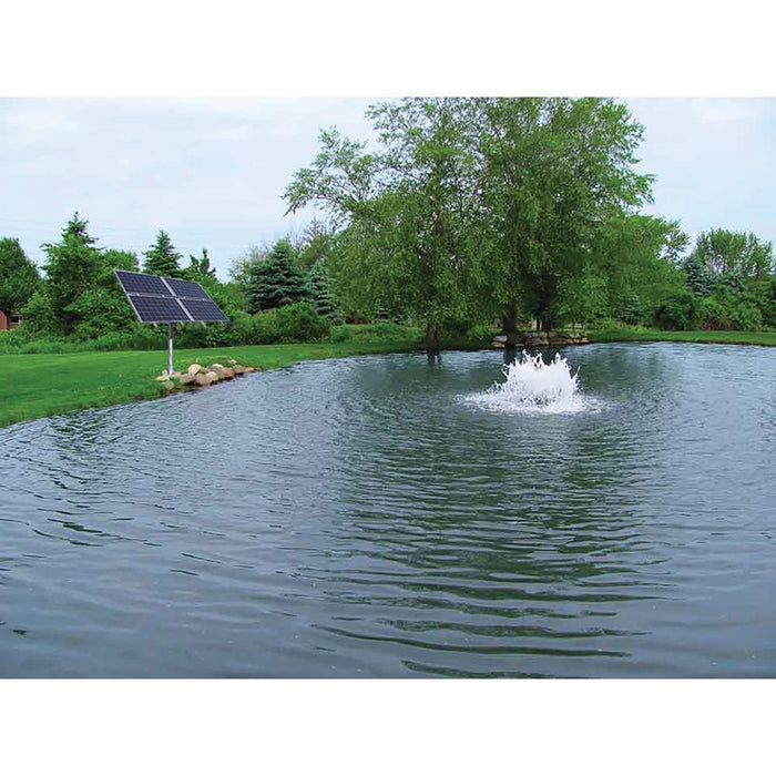 Scott_Aerator_4_Panel_Solar_Boilermaker_Pond_Aerator_in_water