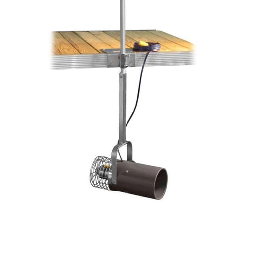 Dock Mounted Aquaweep Muck Blaster Facing Right