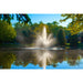 Scott-Aerator-Cambridge-Pond-Fountain-in-pond-with-trees-in-background