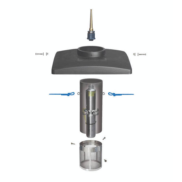 Scott-Aerator-Clover-Fountain-Out-Of-Water-Showing-Components