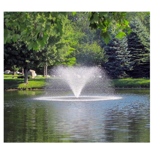 Scott_DA_20_Pond_Aerator_in_water_with_trees_in_background