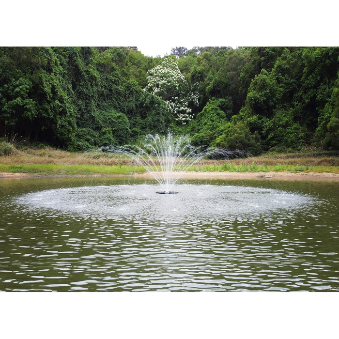 HQUA-FS02 Large Pond Floating Fountain with 9000 GPH Fountain Pump