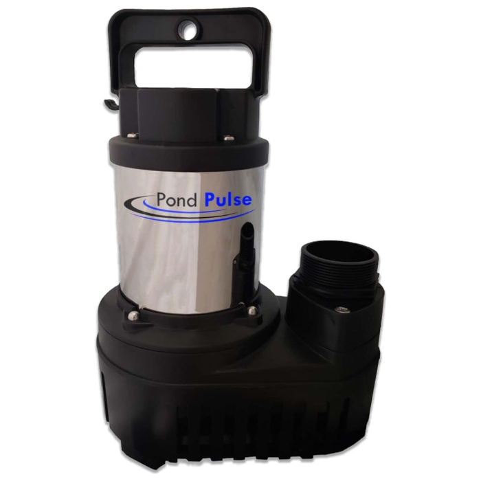 Pond Pulse 6,500 GPH Hybrid Drive Submersible Pump for Ponds