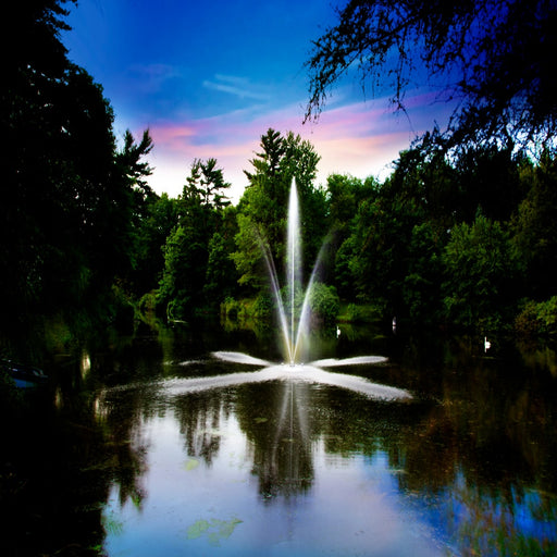 scott_aerator_clover_pond_fountain_on_water_with_trees_in_background